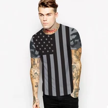 Новое поступление, американский флаг, принт, женские спортивные летние футболки, серый 3d принт, бег, мужские быстросохнущие безрукавки для бодибилдинга