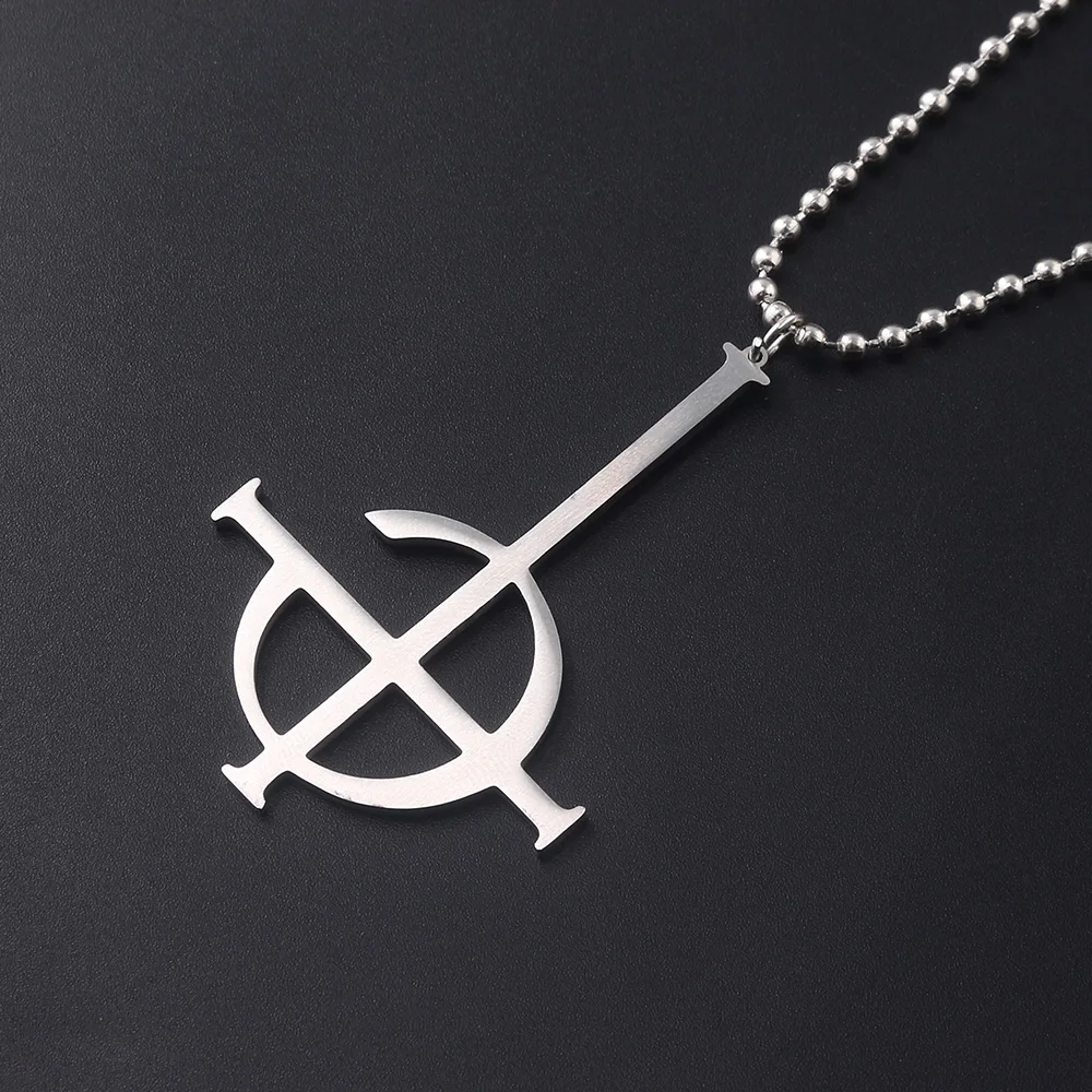 

Ghost Nameless Ghouls Necklace Cosplay Jewelry Ghost B.C RockRoll Band Pendant Costume Accessory Necklaces Fans Collect Gifts