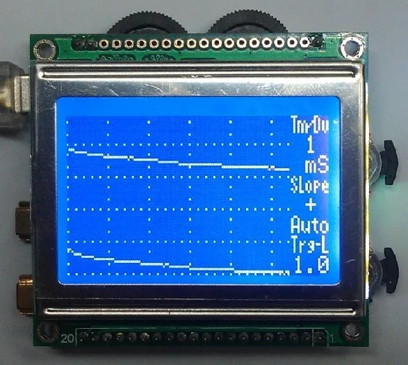 DSO150 AVR ядро двухканальный осциллограф