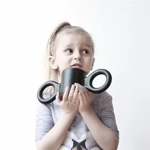 Креативная большая Ушная чашка Детская анти-осень термостойкая Питьевая чашка карамельный цвет Защита окружающей среды кружка с ручкой чашка может быть