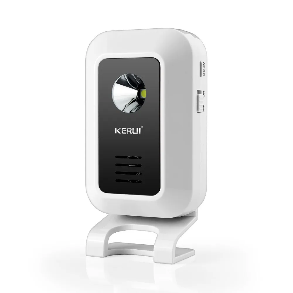 KERUI Wireless Strobe Burglar Alarm el Welcome Chime Shop Store For GSM Home Alarm System Infrared Motion Curtain Sensor