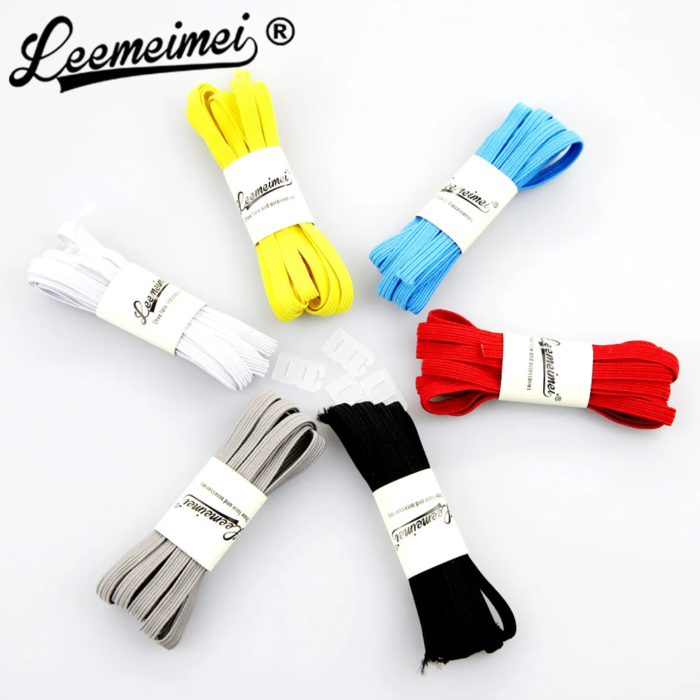

1pair 100CM Stretching Locking no tie lazy shoeLaces sneaker Elastic Rubber Shoe lace children safe elastic shoelace
