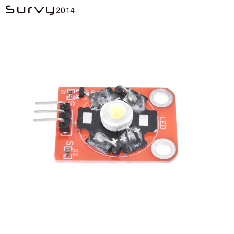 Мощный светодиодный модуль KEYES 3 Вт с печатной платой для Arduino STM32 AVR высокое
