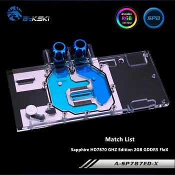 

Bykski Full Coverage GPU Water Block For VGA Sapphire HD7870 GHZ Edition 2GB GDDR5 FleX Graphics Card A-SP787ED-X