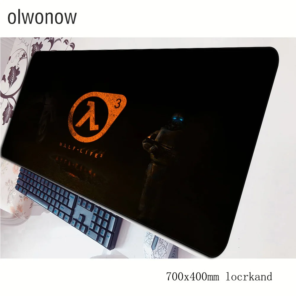 

half life mouse pad wrist rest Computer mat 70x40cm gaming mousepad large pc padmouse keyboard games gamer desk