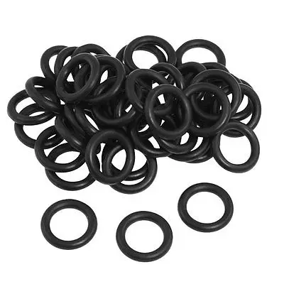 

18mm x 3mm Nitrile Rubber O Ring Oil Sealing Gaskets 50 Pcs