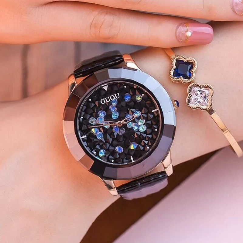 

2018 New Fashion Watch Women Rhinestone Quartz Watch relogio feminino The Women Wristwatches Dress Fashion Watch reloj mujer Hot