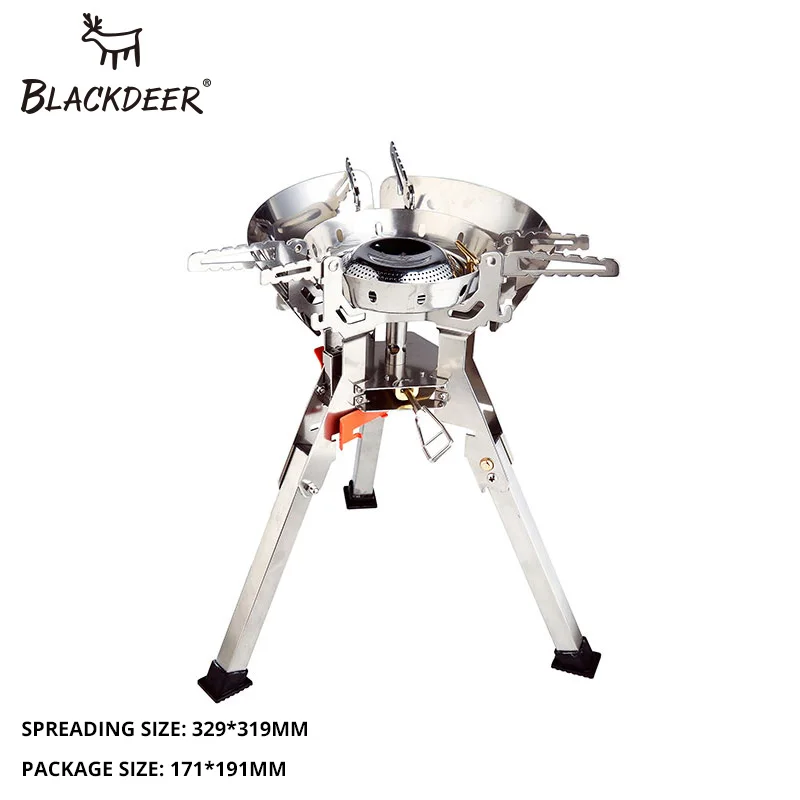 Skup BLACKDEER Ultralight Titan kuchenka gazowa Camping piknik wiatroszczelna przenośna kuchenka gazowa składane palniki stabilne z szybą zewnętrzną