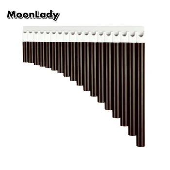 

Left Hand Folk Instrument ABS Plastic Panflute 18 Pipes C Key Woowind Instrument Diatonic Scale Transverse Pan Flauta Pan Flute