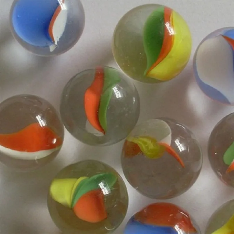 20 шт./лот 25 мм стеклянные шарики пинбол машина Прозрачные Шары амулеты ваза аквариум игрушки для украшения дома для детей Детские