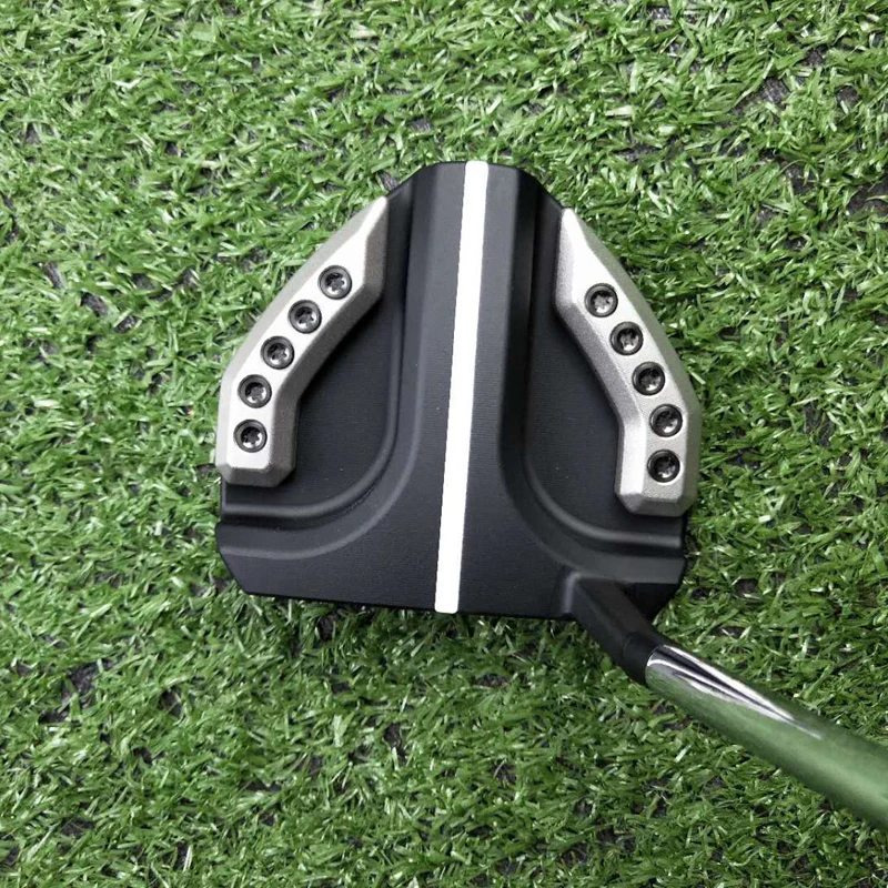 

Golf putter Long rod silver/black putters golf cluds send cap set physical picture please contact the seller