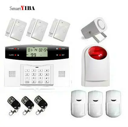 SmartYIBA Russian French Italian Spanish Czech Voice Wireless GSM SMS font b Alarm b font System