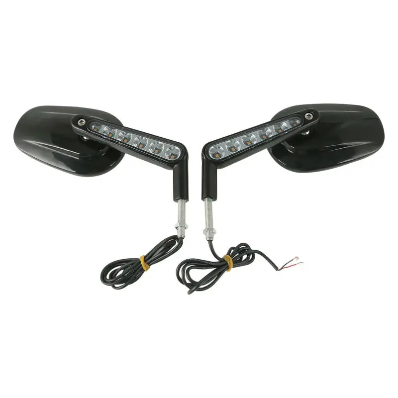  For Harley 09-17 V-ROD VRSCF Motorcycle LED Front Turn Signals Rear View Rearview Side Mirrors 2009 - 32982073840