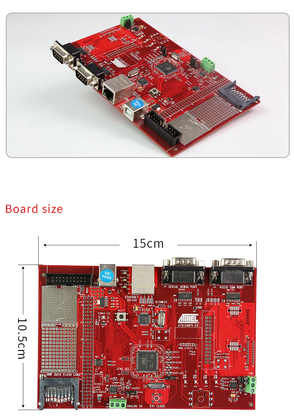 AT91SAM7X256-EK оценочный комплект, Ethernet, USB, UART, могут, циклическая запись, SD GPIO JTAG SAM7X256 7X256 91SAM7X256 AU ARM7 ATMEL микрочип