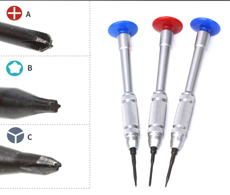 LAOA Прецизионная отвертка Набор отверток для Iphone Android точный отвертка ремонтные комплекты с ручкой из сплава Al