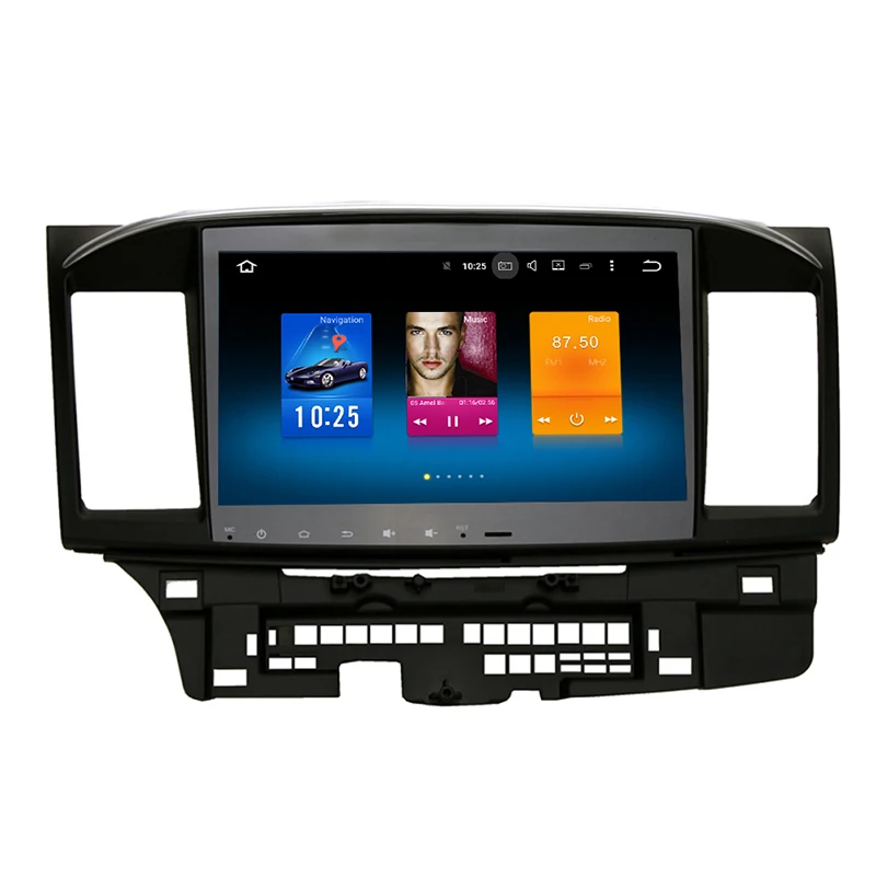 Flash Deal 10.2" Octa core px5 Android 8.0 car GPS radio player for mitsubishi Lancer EX Galant EVO with 4G RAM wifi 4g usb auto Multimedia 1