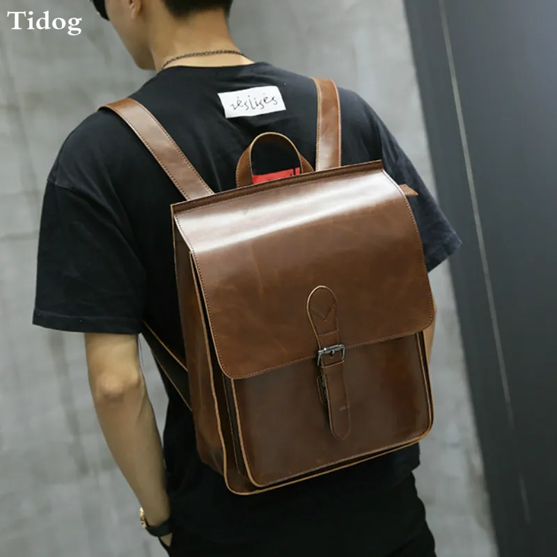 

Tidog Crazy Horse all-match fashion leisure travel backpack