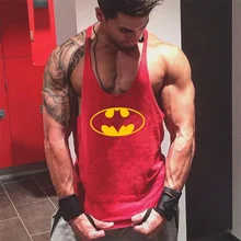 Fitness Vest Mens Bodybuilding Stringer Tank Top Men Cotton Gyms Clothing Y Back Sleeveless Shirts for Muscle Men Workout Tanks