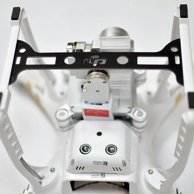 DJI Phantom 3 Landing Protector Plate Glass Fiber / Carbon Fiber Camera And Lens And Gimbal Guard Phantom 3 Accessory