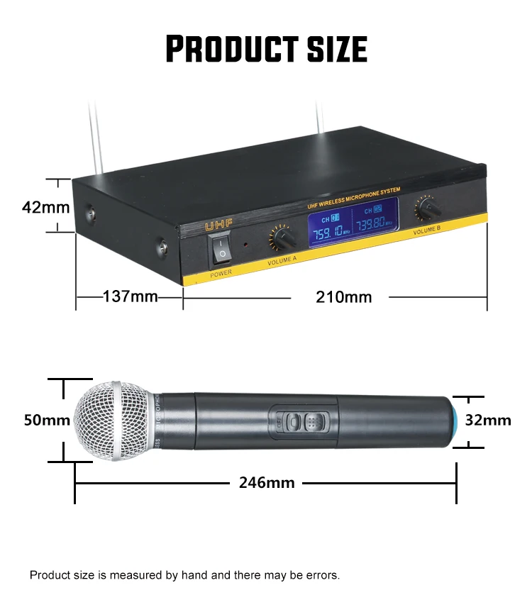 VHF беспроводной микрофон MV-2800 с лучшим аудио и чистый звук передачи производительность беспроводной микрофон для учебный громкоговоритель Mic