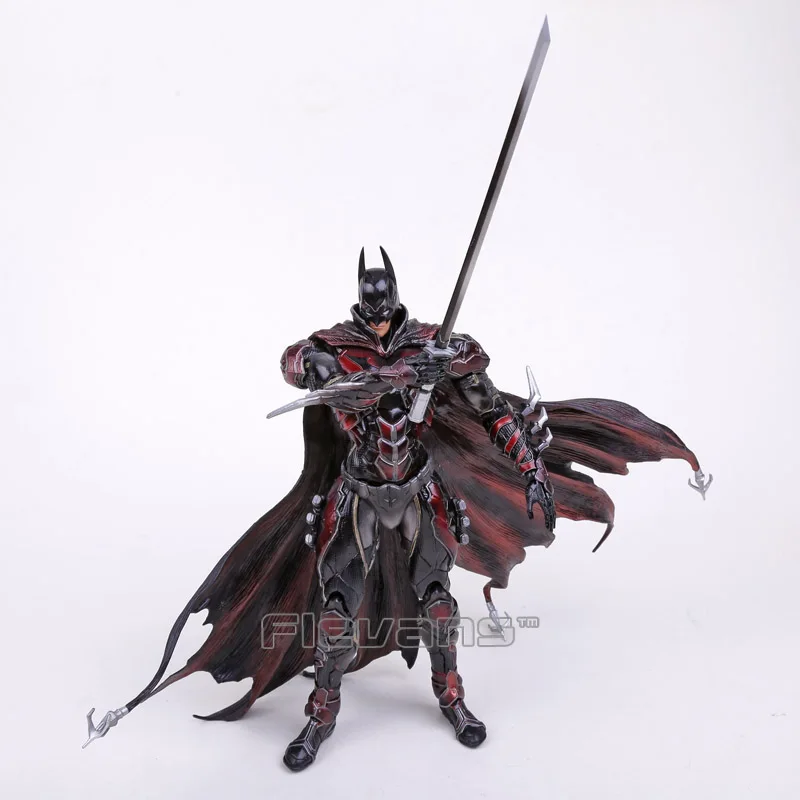 PlayArts Кай DC COMICS № 1 Бэтмен ограниченным Цвет вер. ПВХ Эктон фигурка Коллекционная модель игрушки 26 см