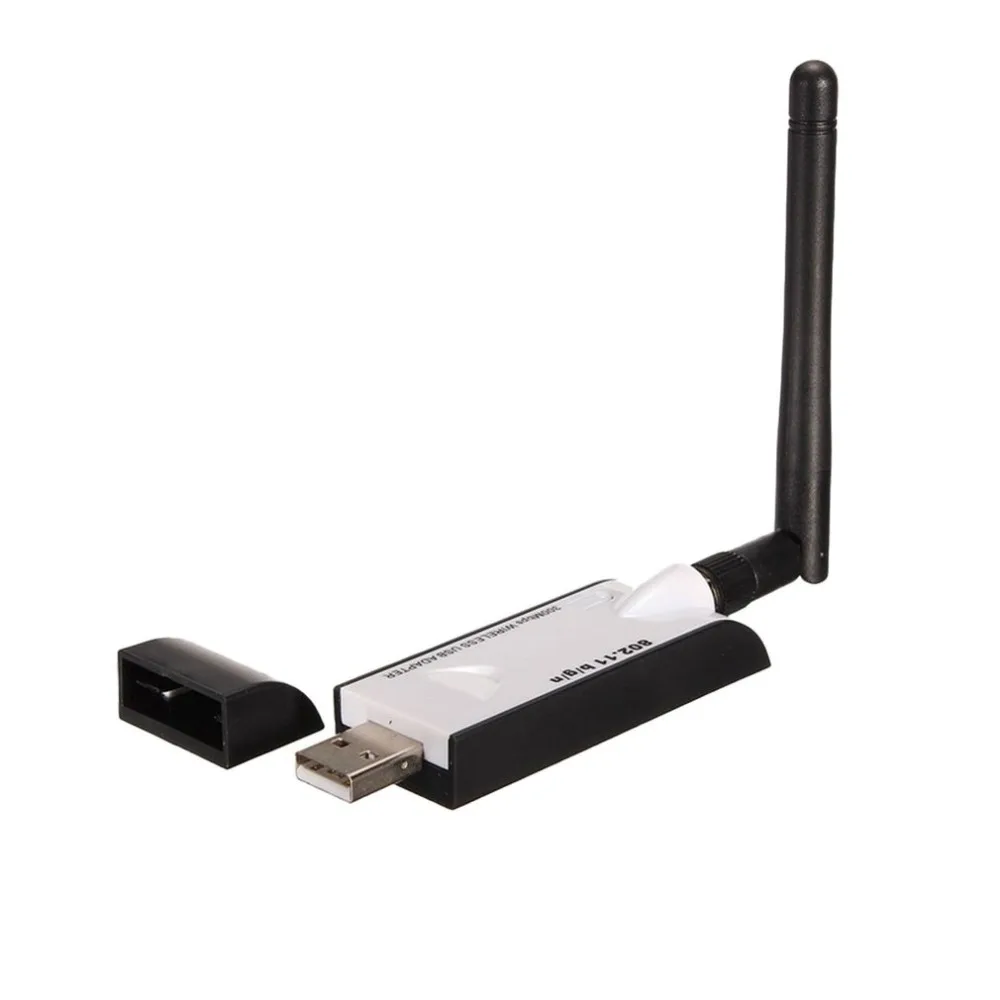 150 Мбит/с USB Wifi ключ Wifi приемник беспроводной 802,11 n/g/b Ethernet адаптер USB 2,0 Сетевая карта с внешней антенной