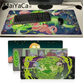 

Maiyaca Rick and Morty anime Unique Desktop Pad Game Mousepad BIG SIZE Rubber PC Computer Gaming mouse pad gamer desk pad