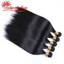 Unprocessed Burmese Virgin Hair 5 Pieces Virgin Hair 6A Grade Burmese Straight Hair Free Shipping By DHL
