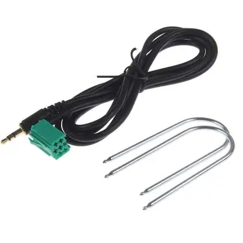 

Free Shipping Car MINI ISO Aux Adapter + Radio Removal Keys Tool For Renault Carminat UpDate Liste Mp3 pour iPod For Renault