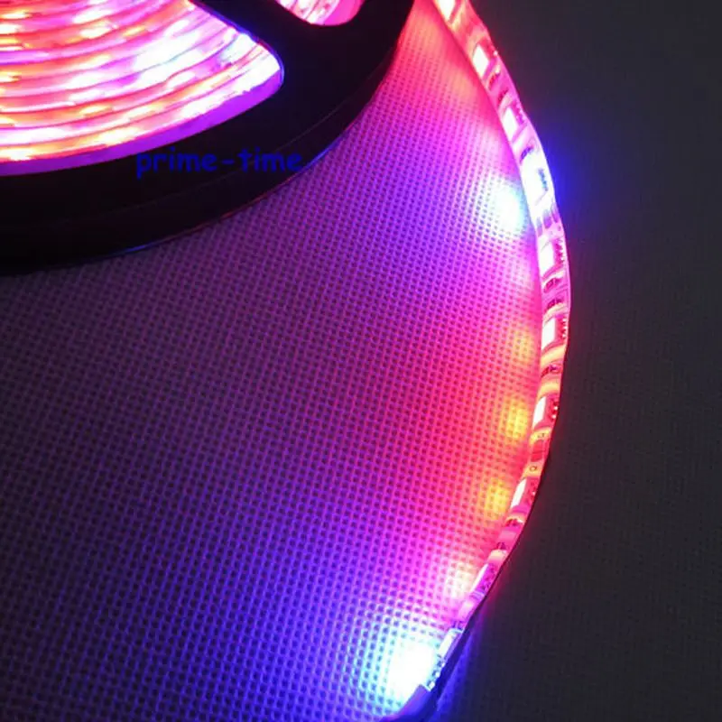 5 M/16.4ft DC12V IP65 эпоксидная смола Водонепроницаемая 5050SMD 60LED/M Красный 1 синий 5:1