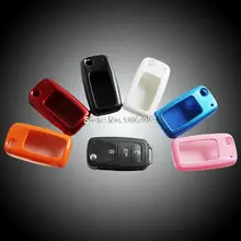 3 шт. ABS Черная сумка-Футляр для ключей подходит для Volkswagen VW NEW LAVIDA, Bora, Sagitar, polo, Golf 6, Passat, Tiguan чехол для ключей