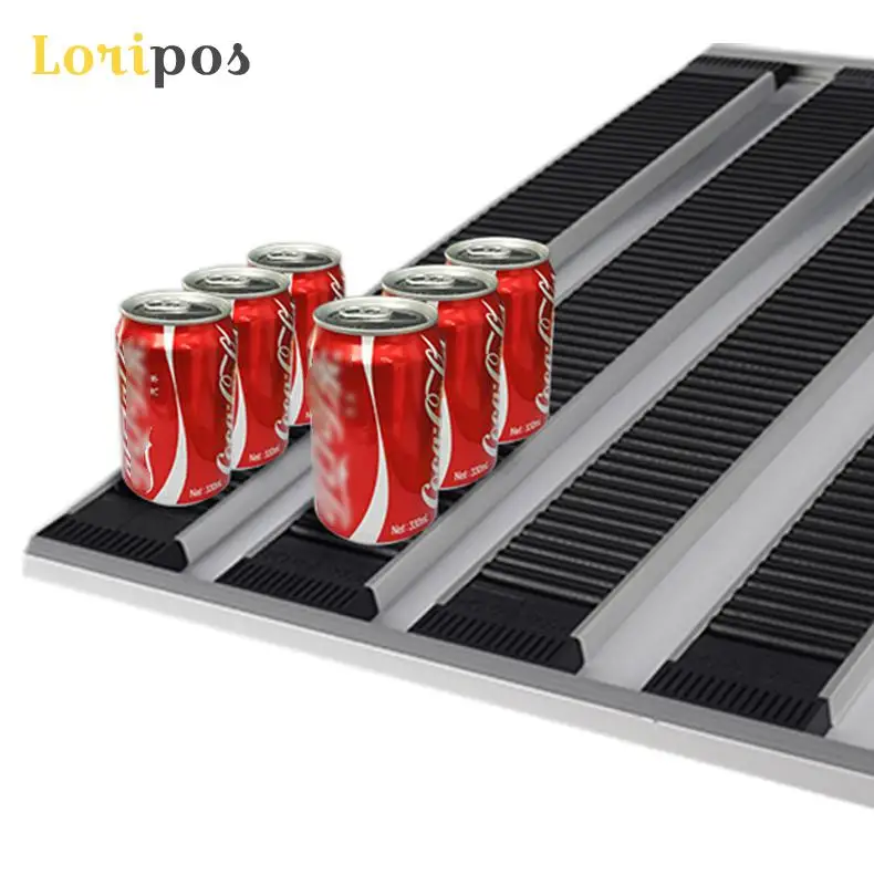 

Beverage Cabinet Sliding Laminate Automatic Propeller Push Freezer Divider Slideway Supermarket Shelf Self-gravity Sliding Rail