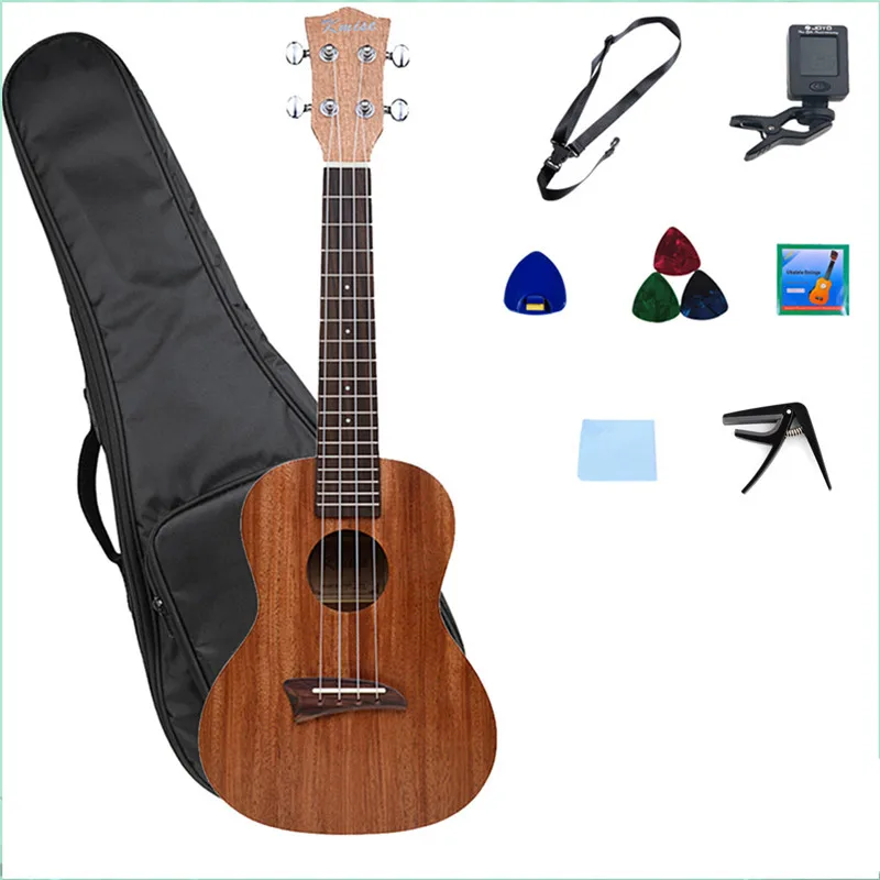 Kmise Ukulele Concert Ukelele 23 Inch Uke Hawaiian Hawaii Guitar