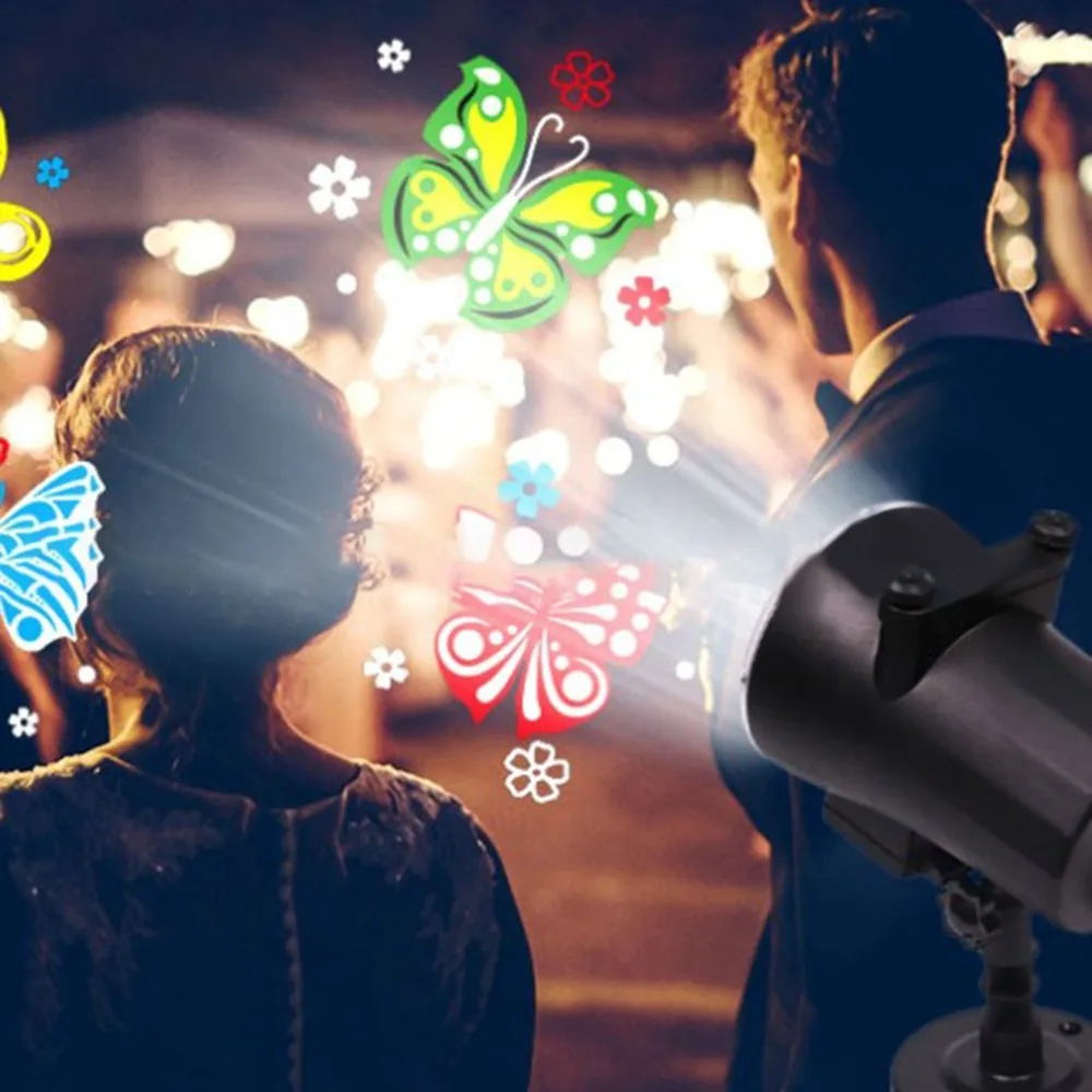

High Light LED Garden ProjectorOutdoor Waterproof LED Lights Holiday Landscape Decoration Spotlight Lamp For Home Garden