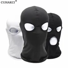 CUHAKCI зимние ветрозащитные шапочки черная маска для лица шапки тепловой ветронепроницаемый подшлемник капюшон Осенняя защита пробка белые шапочки с отверстиями