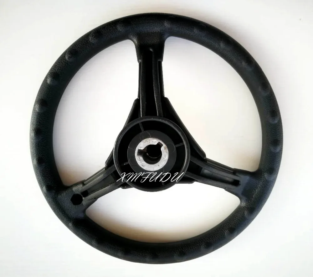 Universal Replacement ABS 310mm 3 Spoke 3/4" Boat Steering Plastic Wheel for Marine Rib Speedboat Pontoon Power Sail Boat Yacht marine steering wheel
