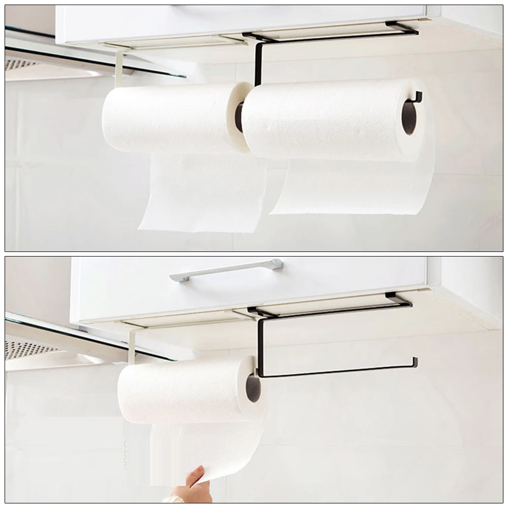 

Creative Tissue Paper Holder Rack Hanging Bathroom Toilet Roll Paper Holder Towel Rack Kitchen Stand Towel Holder Storage Shelf