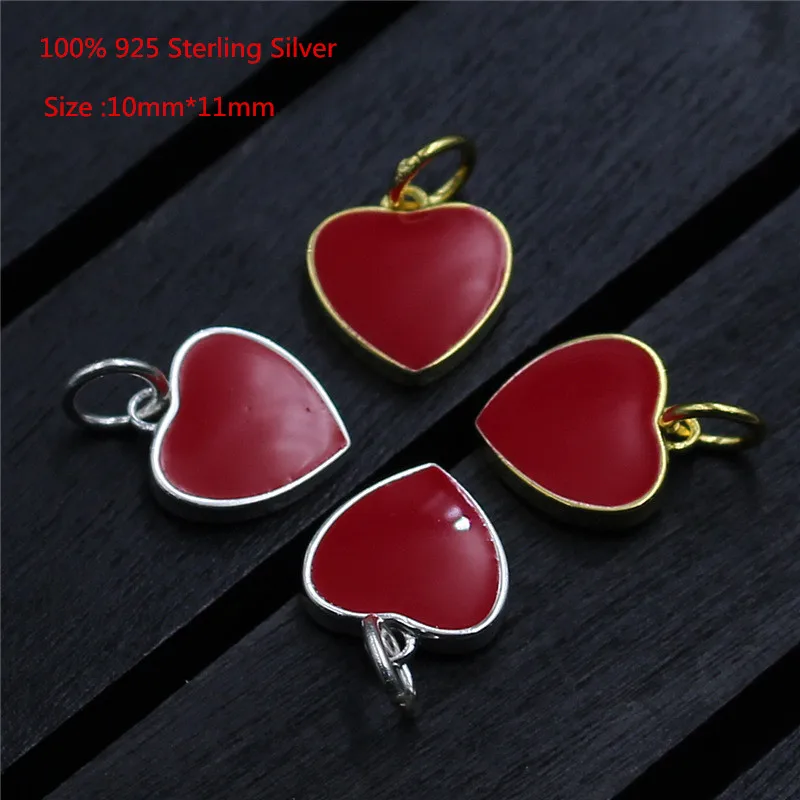 

100% 925 Sterling Silver DIY Jewelry Findings DIY Pendant Accessories fit for Women Bracelet Pendant Jewelry Making