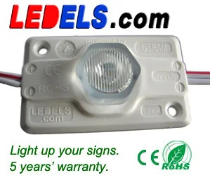 

1.6w 120lumens edge light led module for double side lightbox