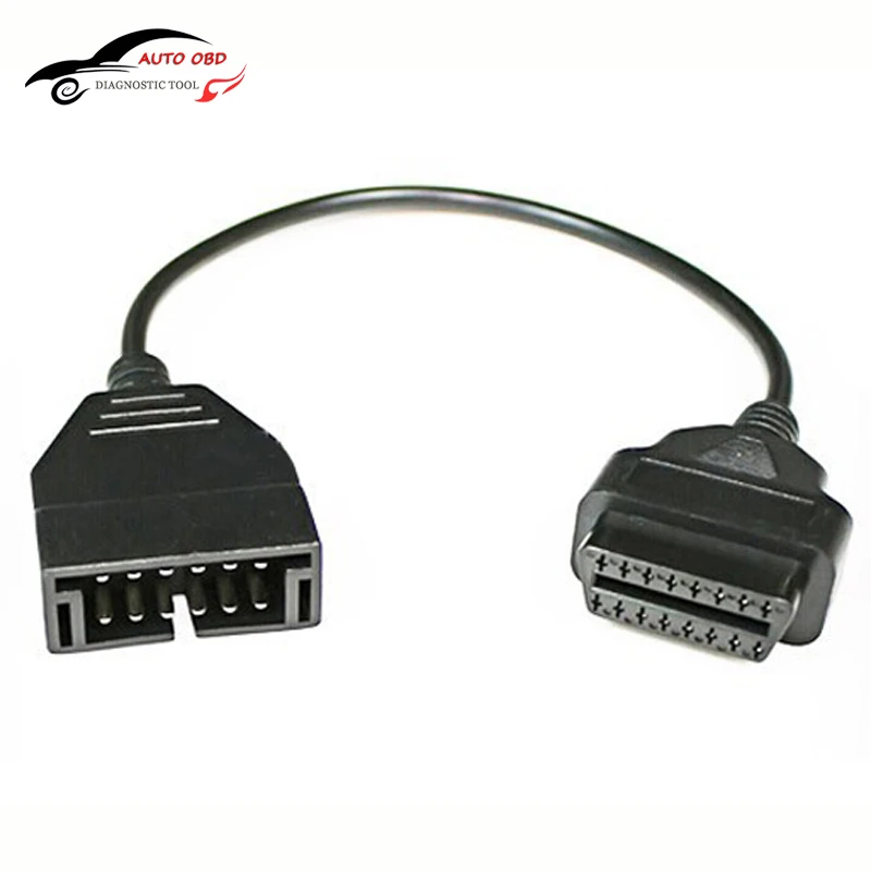 5 шт./лот OBD 2 для Daewoo 12 Pin на 16 удлинитель автомобильные аксессуары диагностический