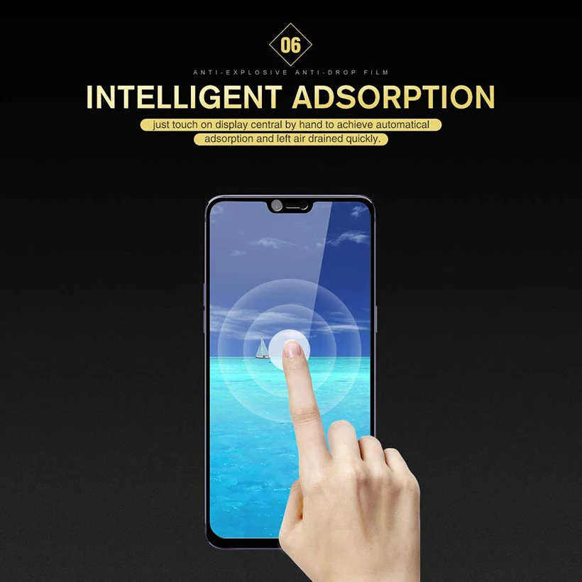 Закаленное стекло для OPPO A9 A5 2020 F5 F7 A3S A5S K5 3D Защитная пленка экрана Realme 7 X7 X2 X50 3 5 Pro XT