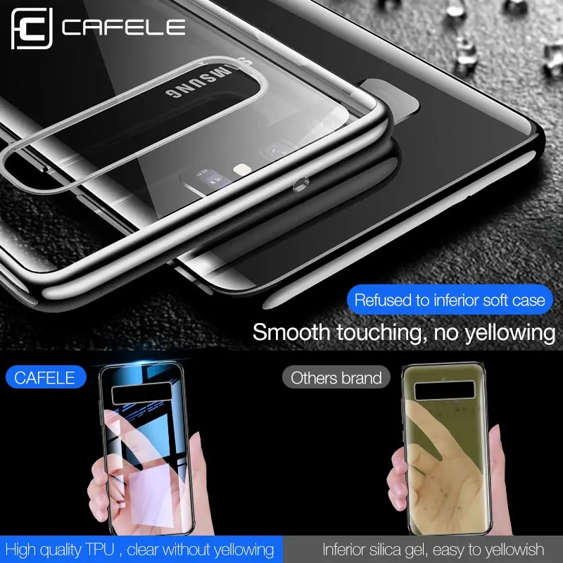 CAFELE Plating Case for Samsung Galaxy S10 Plus Soft TPU Cover for Samsung Galaxy S10Plus Ultra Thin Smooth Case