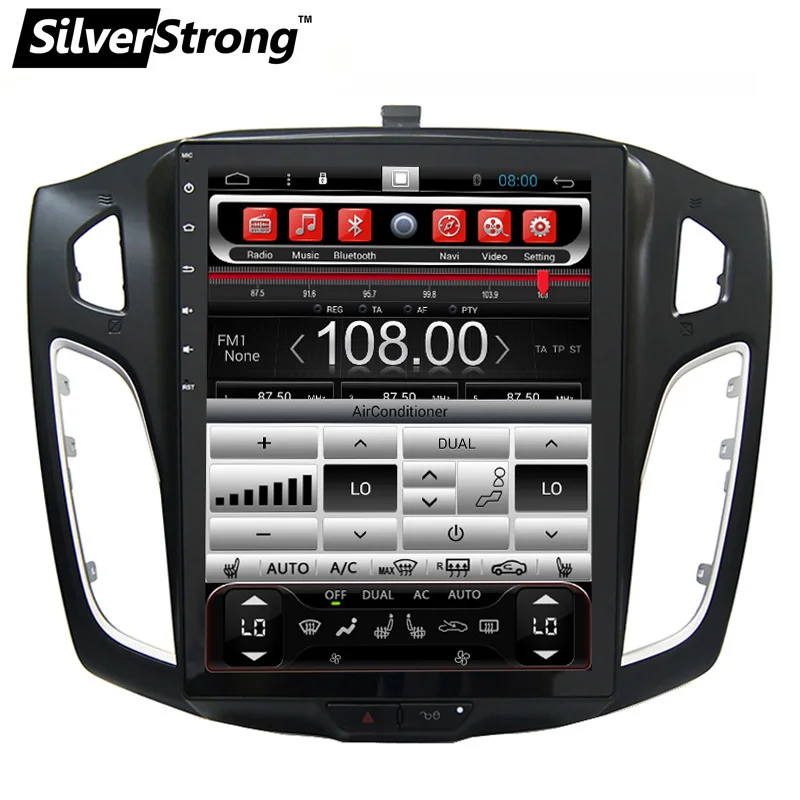 

SilverStrong 10.4inch Tesla style Android OctaCore Car GPS Radio For FORD FOCUS3 2012-2015 WIFI Radio GPS Navi OBD navitel