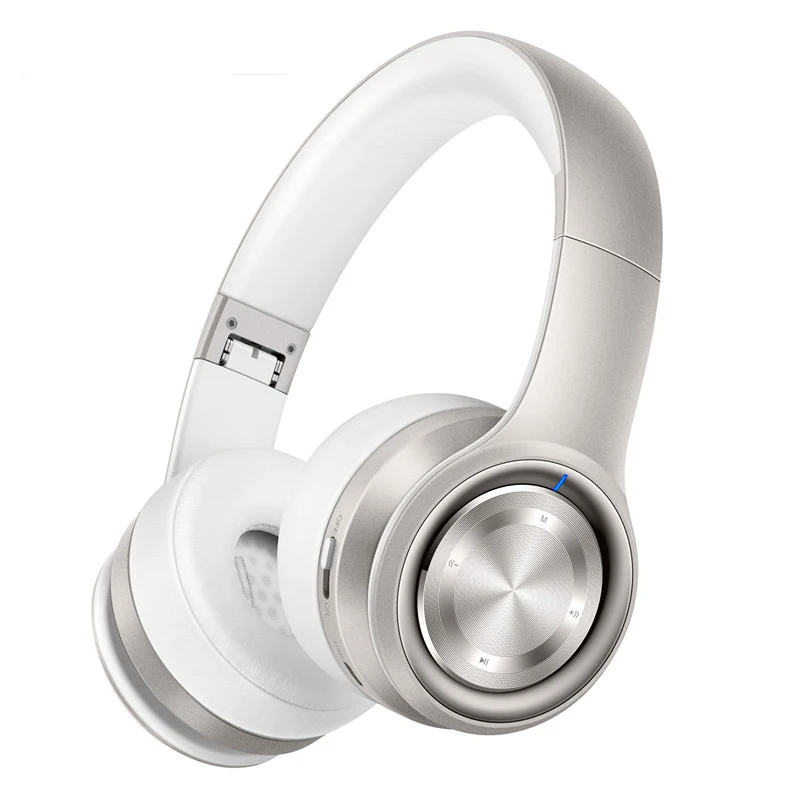 Rose Gold Headphones Wireless Bluetooth 4.0 Headphone Built in Mic Soft