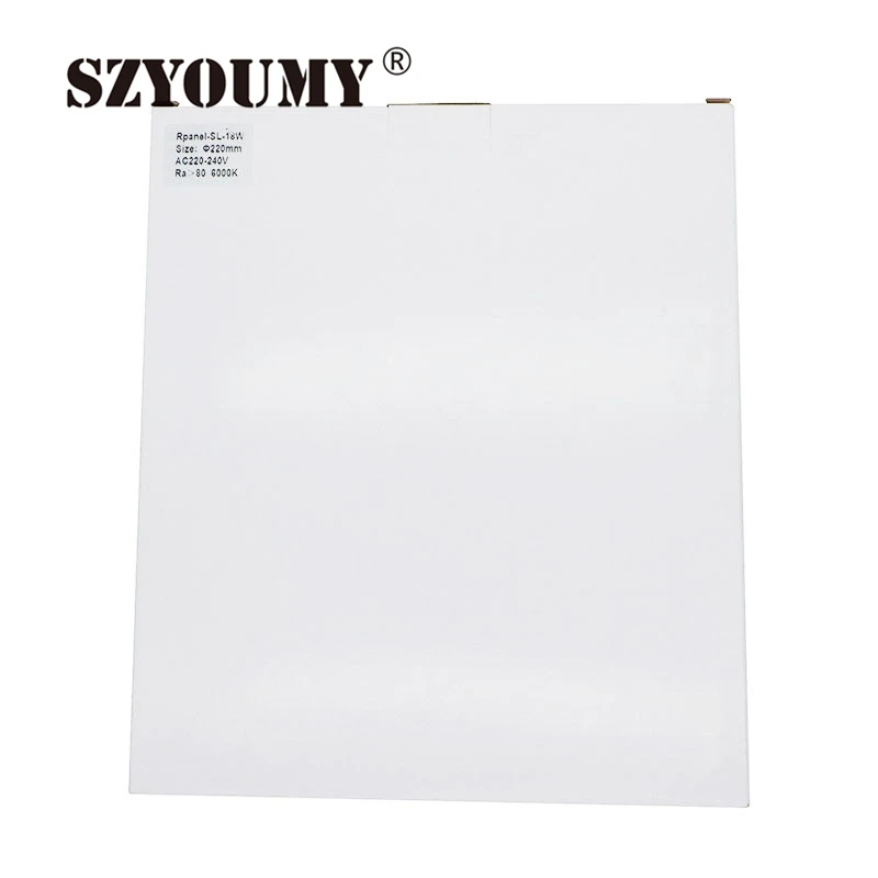 SZYOUMY, супер яркий, 15 Вт, 90-130 в, Pir сенсор, панельный светильник, Круглый, квадратный, светодиодный, сенсорный светильник, теплый белый цвет, лампы для столовой