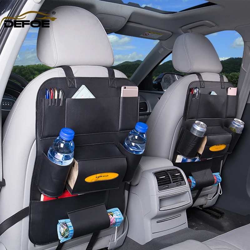 

car storage car seat cover car seat storage bag Multifunctional storage box car seat back bag Waterproof cleaned Easily