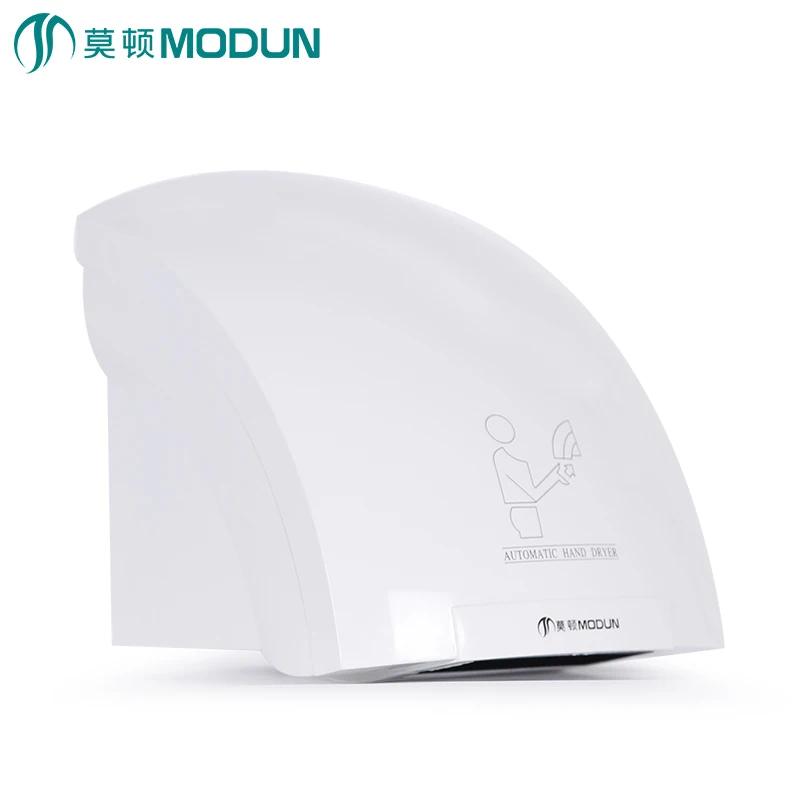 Household Hotel Bathroom Electric Automatic Induction Hands Drying Device Bathroom Hot Air Wind Automatic Sensor Jet Hand Dryer