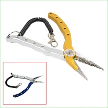 FPL11 рыболовные плоскогубцы с жестким металлическим крюком, плоскогубцы соленой воды из алюминиевого сплава, длина 19,5 см