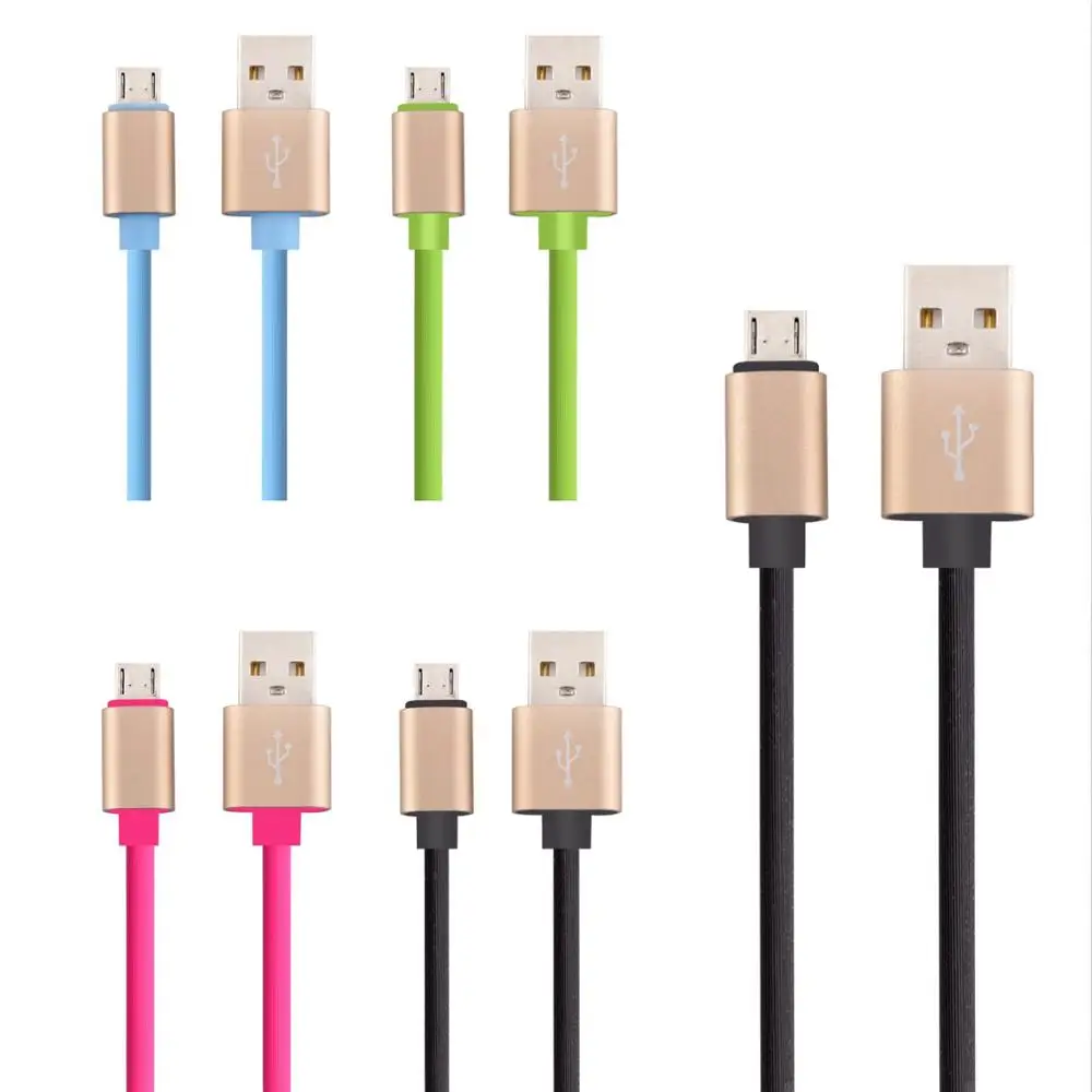 500pcs/lot Aluminium Alloy 1M micro V8 Accessory Bundles for samsung s3