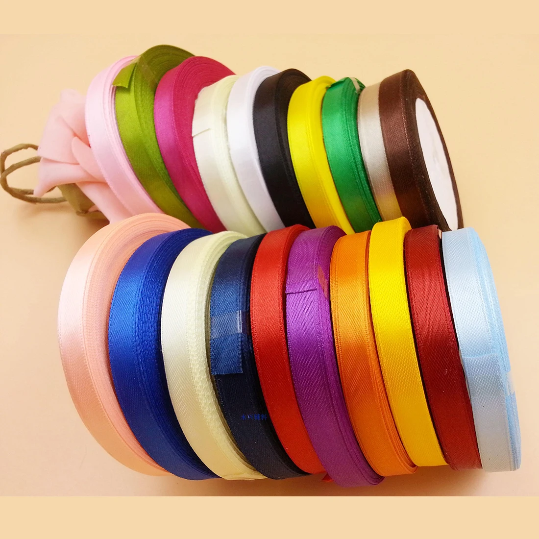 25Yards/Roll Satin Ribbons DIY Bow Craft Ribbons for Wedding Christmas